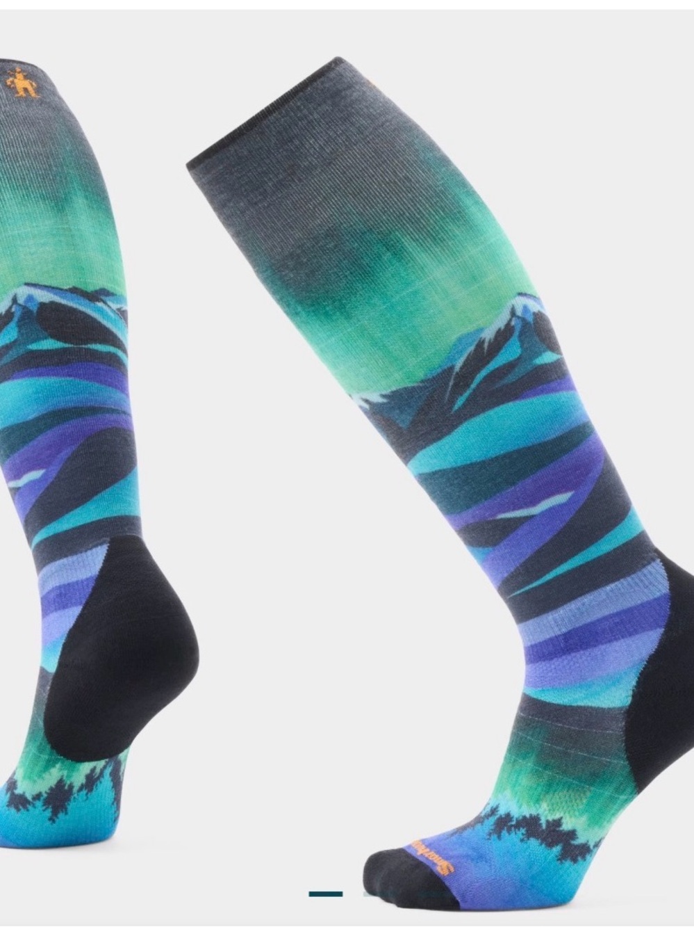 SmartWool Women's Ski Compression Print Over The Calf Socks M